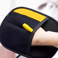 HKM-914003 Cat Hair Removal Gloves - Effective Cat Hair Cleaner in Yellow