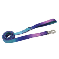 HKM-9140157 Widened Gradient Pet Collar and Leash Set ¨C Soft Nylon Design for Comfort and Safety