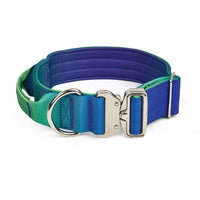 HKM-9140157 Widened Gradient Pet Collar and Leash Set ¨C Soft Nylon Design for Comfort and Safety