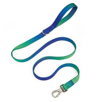HKM-9140157 Widened Gradient Pet Collar and Leash Set ¨C Soft Nylon Design for Comfort and Safety