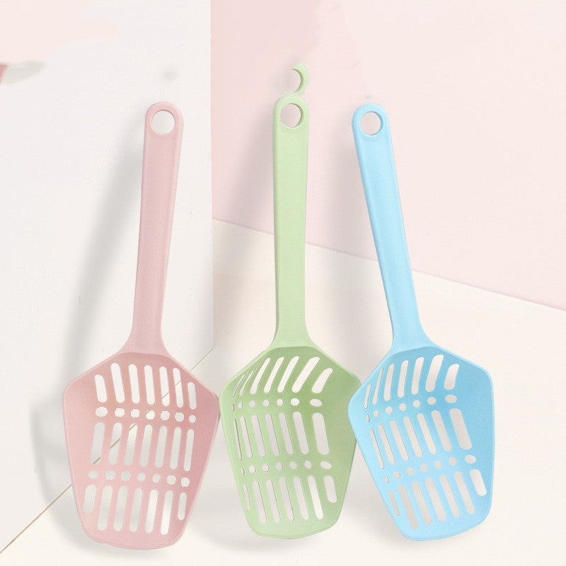 HKM-9141309 Plastic Cat Litter Scoop with Solid Handle for Easy Cleaning in Living Spaces
