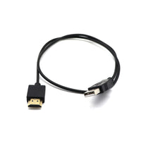 HKM-914195 HDMI to USB Adapter Cable - 0.5m Connection for Personal Computers, Black Copper Wire
