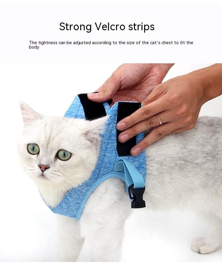 HKM-9143101 Vest-Style Pet Chest Strap with 1.2m and 3m Telescopic Leash Options for Safe Outdoor Use