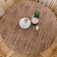 HKM-9144125 Round Waterproof and Oil-Proof Polyester Tablecloth - Available in Various Sizes and Colors