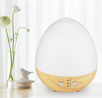 HKM-914515 Wood Grain Aroma Diffuser with Colorful Night Light and Humidifying Function