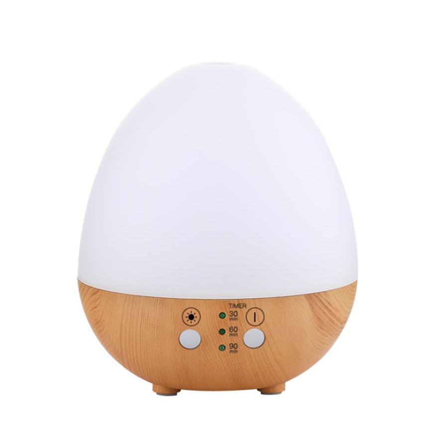 HKM-914515 Wood Grain Aroma Diffuser with Colorful Night Light and Humidifying Function