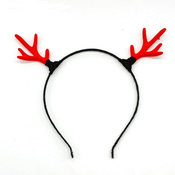 HKM-914579 Festive Christmas Antlers Headband for Holiday Celebrations