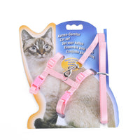 HKM-9147069 Nylon Cat Belt with Hand Holding Rope and Traction Loop ¨C Available in Blue, Black, Red, Green, Pink, 1.0m x 120cm