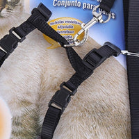 HKM-9147069 Nylon Cat Belt with Hand Holding Rope and Traction Loop ¨C Available in Blue, Black, Red, Green, Pink, 1.0m x 120cm