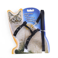 HKM-9147069 Nylon Cat Belt with Hand Holding Rope and Traction Loop ¨C Available in Blue, Black, Red, Green, Pink, 1.0m x 120cm