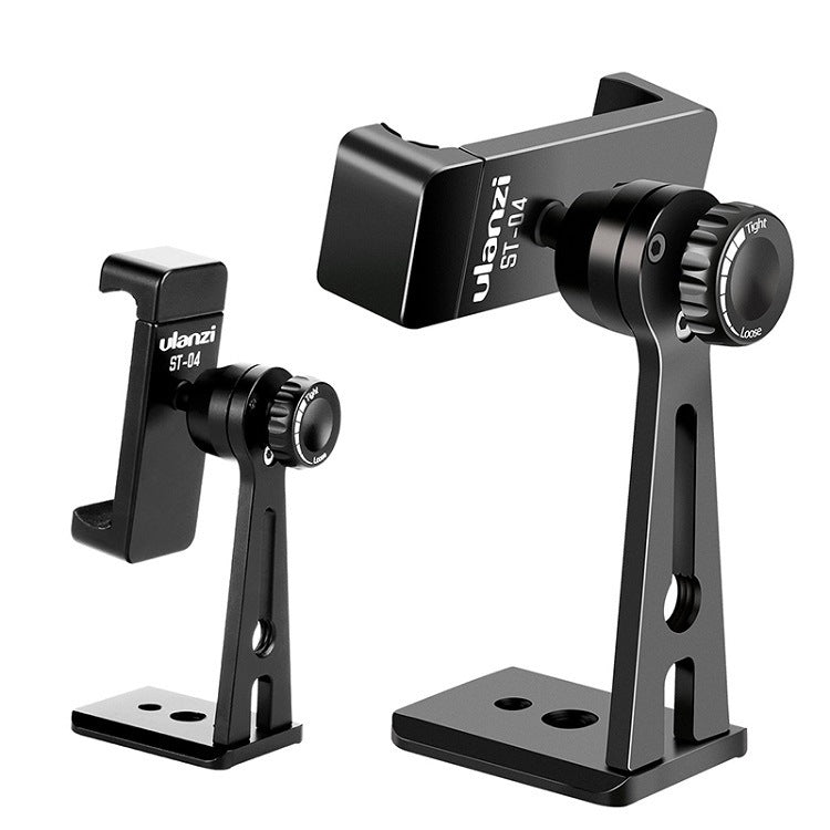 HKM-914707 360-Degree Adjustable Metal Phone Holder with Quick Release - Aluminum Alloy Design