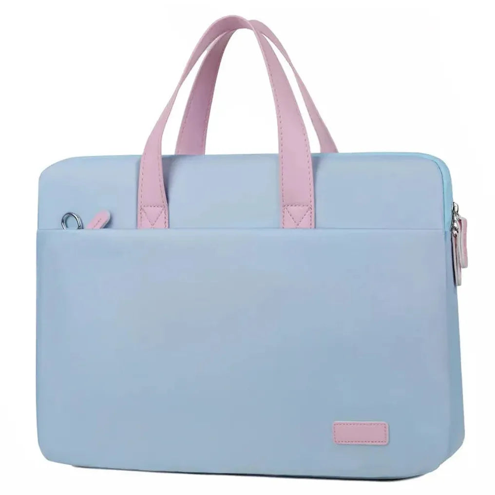 HKM-914707 Colorful 15.6-Inch and 14-Inch Laptop Tote Bag for Women - Large Capacity Portable Computer Case