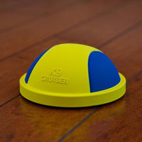 HKM-9148093 Indoor Rubber Ball Dog Toy with Squeaker and Sliding Base for Active Play