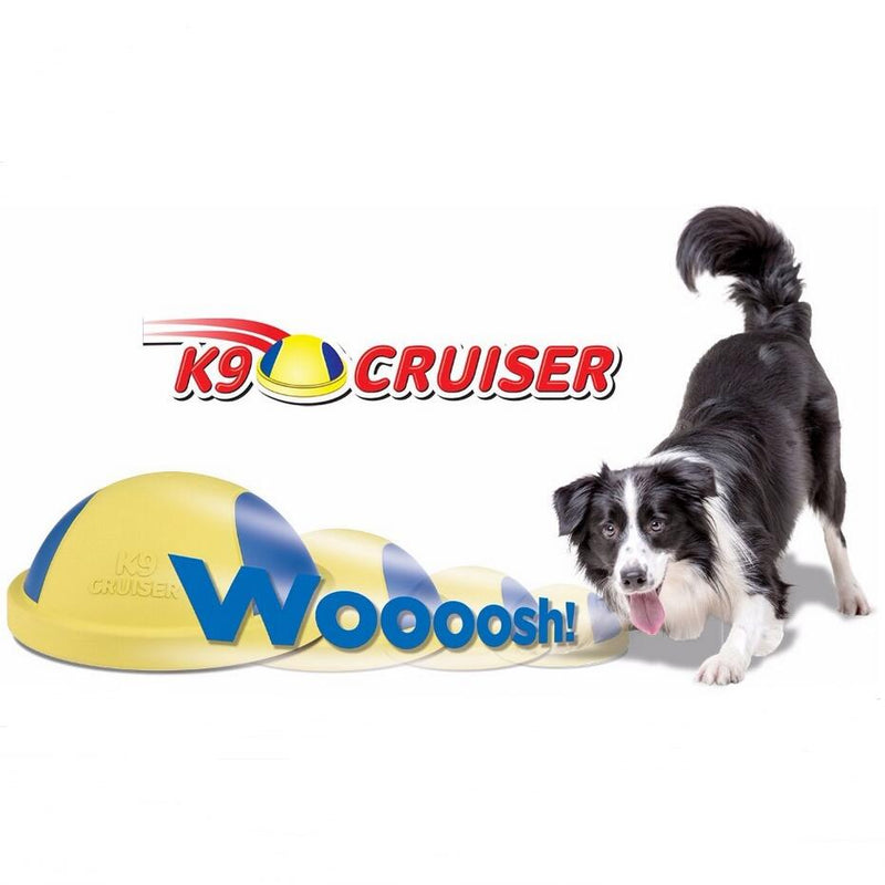 HKM-9148093 Indoor Rubber Ball Dog Toy with Squeaker and Sliding Base for Active Play