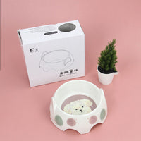 HKM-9149245 Small Dog Food Bowl in Melamine with Various Pattern Options - 500ML Capacity, 13cm Diameter
