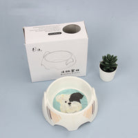 HKM-9149245 Small Dog Food Bowl in Melamine with Various Pattern Options - 500ML Capacity, 13cm Diameter