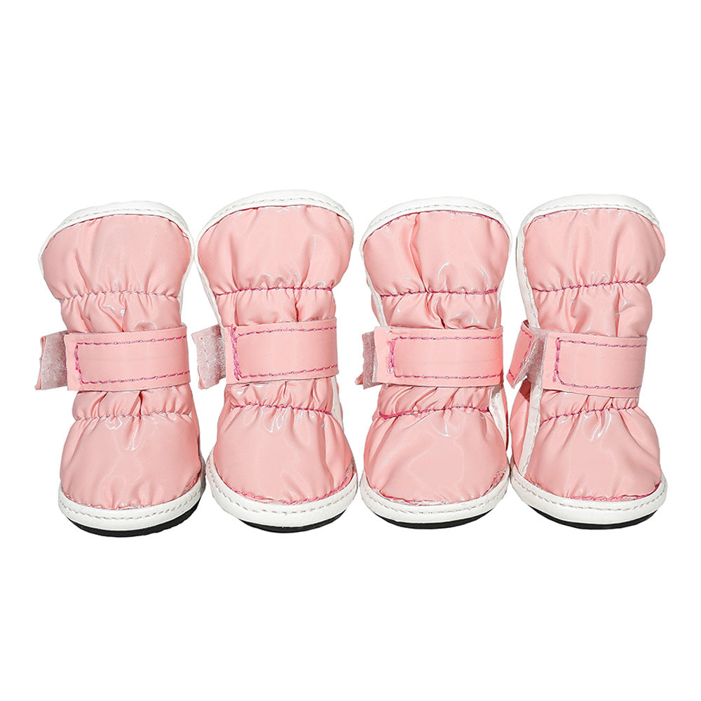 HKM-9149885 Waterproof Snow Boots for Small Dogs - Antifreeze Foot Covers for Teddy, Bichon, Schnauzer