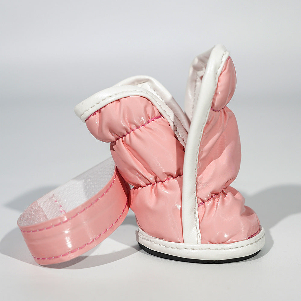 HKM-9149885 Waterproof Snow Boots for Small Dogs - Antifreeze Foot Covers for Teddy, Bichon, Schnauzer