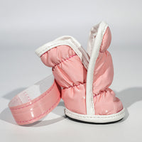 HKM-9149885 Waterproof Snow Boots for Small Dogs - Antifreeze Foot Covers for Teddy, Bichon, Schnauzer