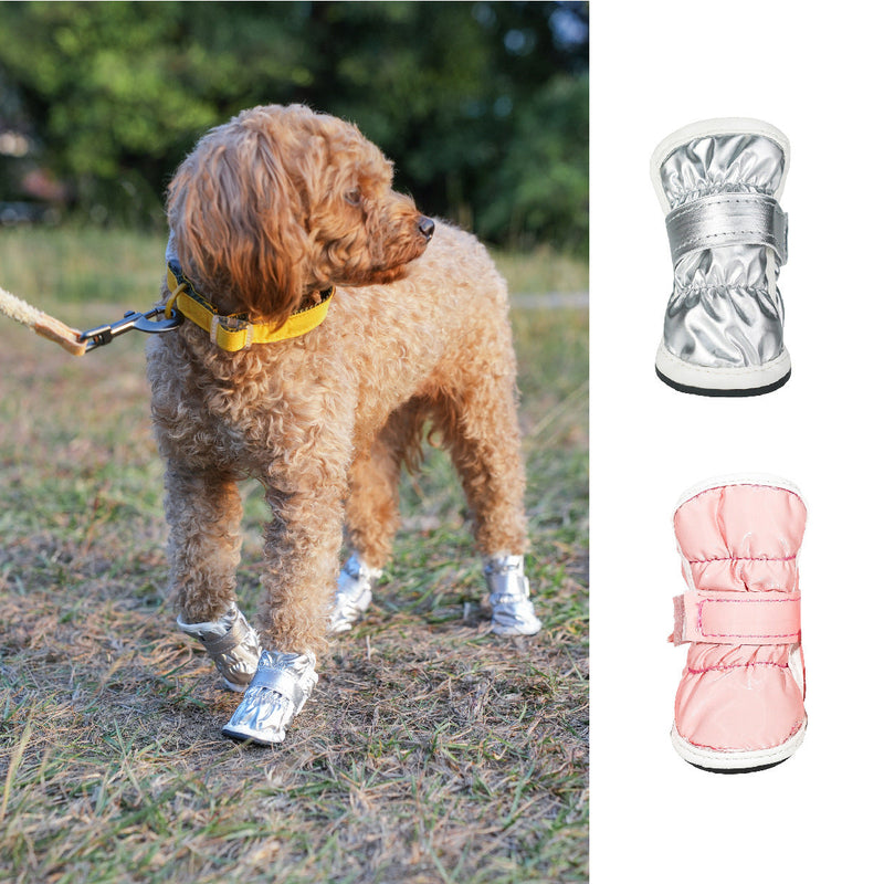 HKM-9149885 Waterproof Snow Boots for Small Dogs - Antifreeze Foot Covers for Teddy, Bichon, Schnauzer
