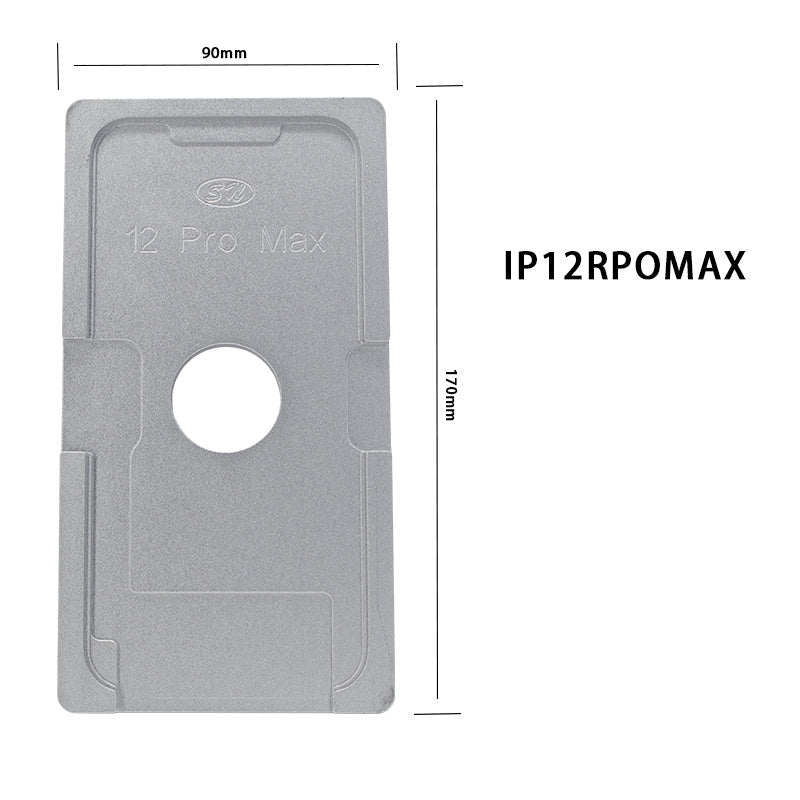 HKM-915027 Precision Positioning Mold for iPhone Models 6/6S, 6P, 7/7P, 8/8P, X/XS, 11/XR, 11Pro/Max, 12MINI/PRO/PRO MAX