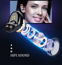 HKM-915155 Wireless Noise Cancelling Earbuds with 2200mAh Battery and IPX7 Water Resistance