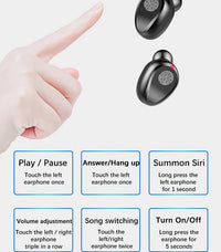 HKM-915155 Wireless Noise Cancelling Earbuds with 2200mAh Battery and IPX7 Water Resistance