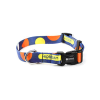 HKM-9152829 Durable High-Density Polyester Dog Collar and Leash with Comfortable Soft Design and Metal Fittings