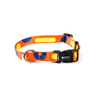 HKM-9152829 Durable High-Density Polyester Dog Collar and Leash with Comfortable Soft Design and Metal Fittings
