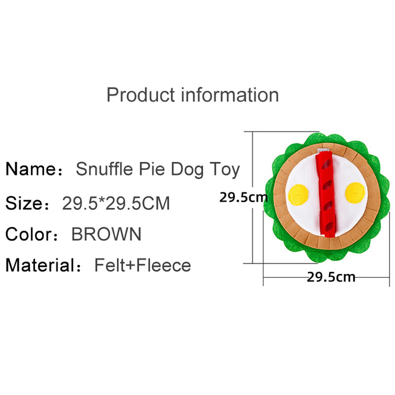 HKM-9153853 Interactive Snuffle Mat for Dogs - Plush Puzzle Training Toy with Layered Food Design for Stress Relief and Intelligence Development