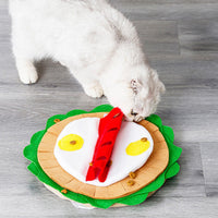 HKM-9153853 Interactive Snuffle Mat for Dogs - Plush Puzzle Training Toy with Layered Food Design for Stress Relief and Intelligence Development