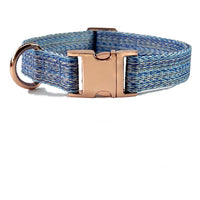 HKM-9154877 Faux Linen Dog Leash with Metal Buckle in Multiple Colors