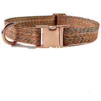 HKM-9154877 Faux Linen Dog Leash with Metal Buckle in Multiple Colors