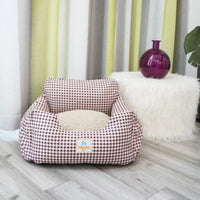 HKM-9155261 Detachable Anti-Dirty Pet Dog Car Bed Pad in Deep Sea Blue or Khaki