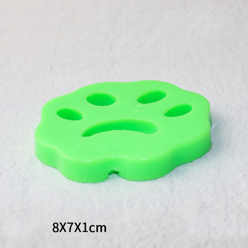HKM-9157181 Silicone Sticky Clothes Dust Remover - Set of 4 in Yellow and Green