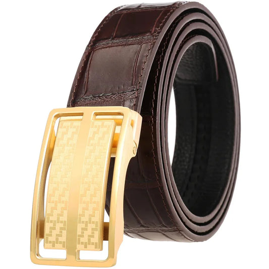 HKM-915859 Casual Genuine Leather Belt for Everyday Wear - Model LY36-61325-8
