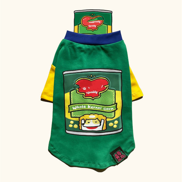 HKM-9159357 Thin Style Pet Apparel for Dogs and Cats in Fun Canned Food Prints