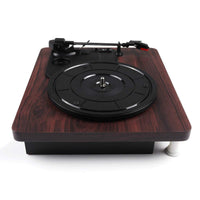 HKM-915987 Stylish Record Player Phonograph with External Amplifier Compatibility