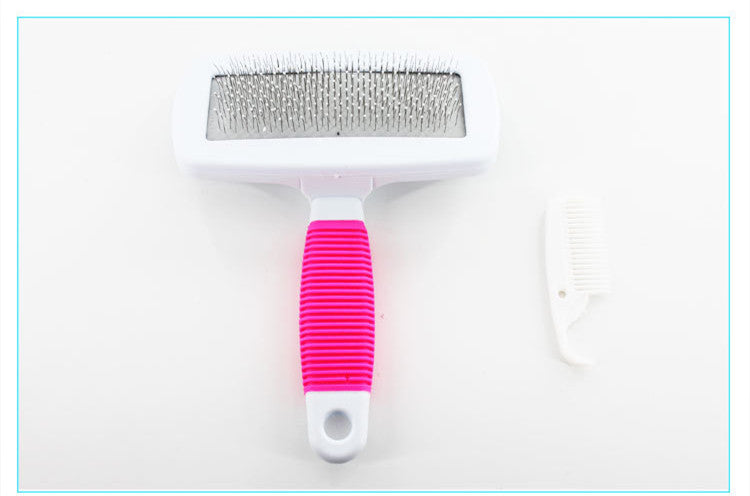 HKM-9160381 Non-Slip Handle Pet Comb in Various Sizes and Colors