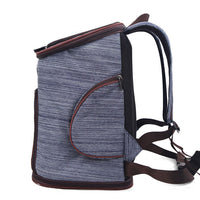 HKM-9161021 Pet Carrier Backpack for Dogs and Cats Made of Oxford Cloth and Mesh, Ideal for Pets Up to 15 Jin