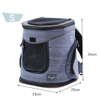 HKM-9161021 Pet Carrier Backpack for Dogs and Cats Made of Oxford Cloth and Mesh, Ideal for Pets Up to 15 Jin
