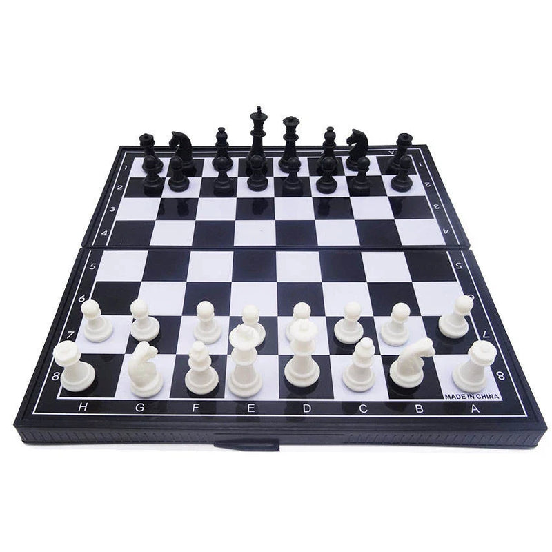 HKM-916115 Intelligent Magnetic Folding Chess Set for Travel and Outdoor Play