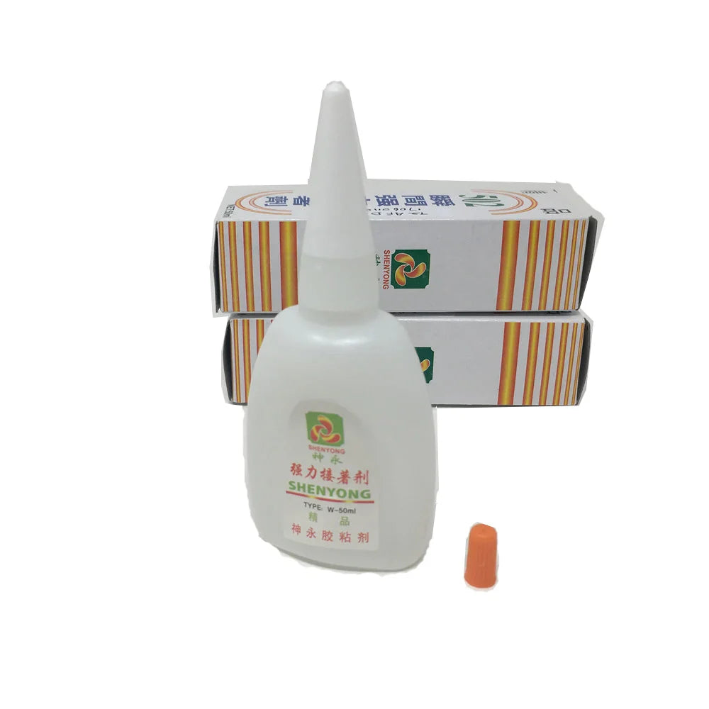 HKM-916179 Clear Cyanoacrylate Super 502 Liquid Glue for Shoe Repair and Maintenance