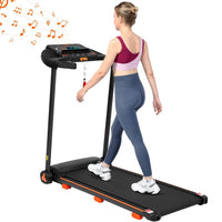 HKM-916179 Folding Treadmill with Heart Rate Sensor, 2.5HP Motor, Supports Up to 300 lbs