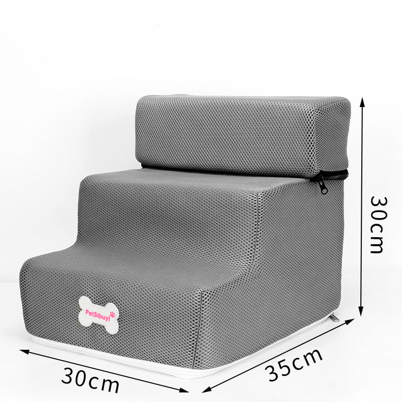 HKM-9162941 Pet Climbing Ladder with Detachable Steps ¨C Customized Small Dog Sofa Stairs in Various Colors