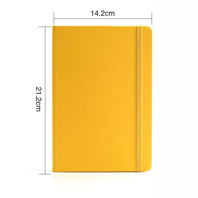 HKM-916435 A5 PU Leather Hardcover Notebook with Customisable Options and Lined Pages