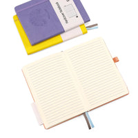 HKM-916435 A5 PU Leather Hardcover Notebook with Customisable Options and Lined Pages