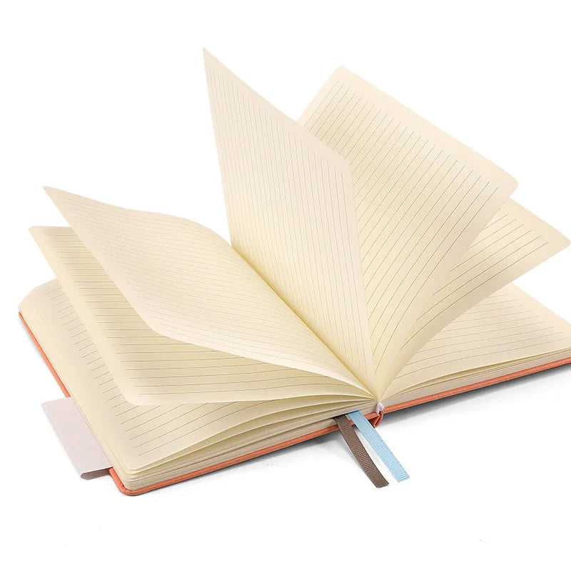 HKM-916435 A5 PU Leather Hardcover Notebook with Customisable Options and Lined Pages