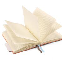 HKM-916435 A5 PU Leather Hardcover Notebook with Customisable Options and Lined Pages
