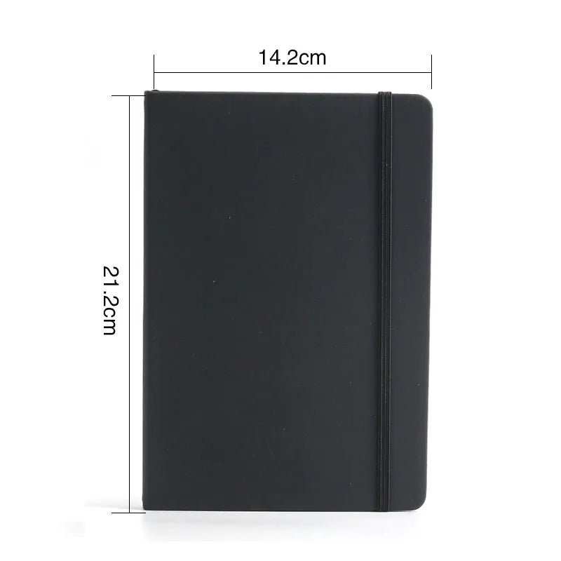 HKM-916435 A5 PU Leather Hardcover Notebook with Customisable Options and Lined Pages